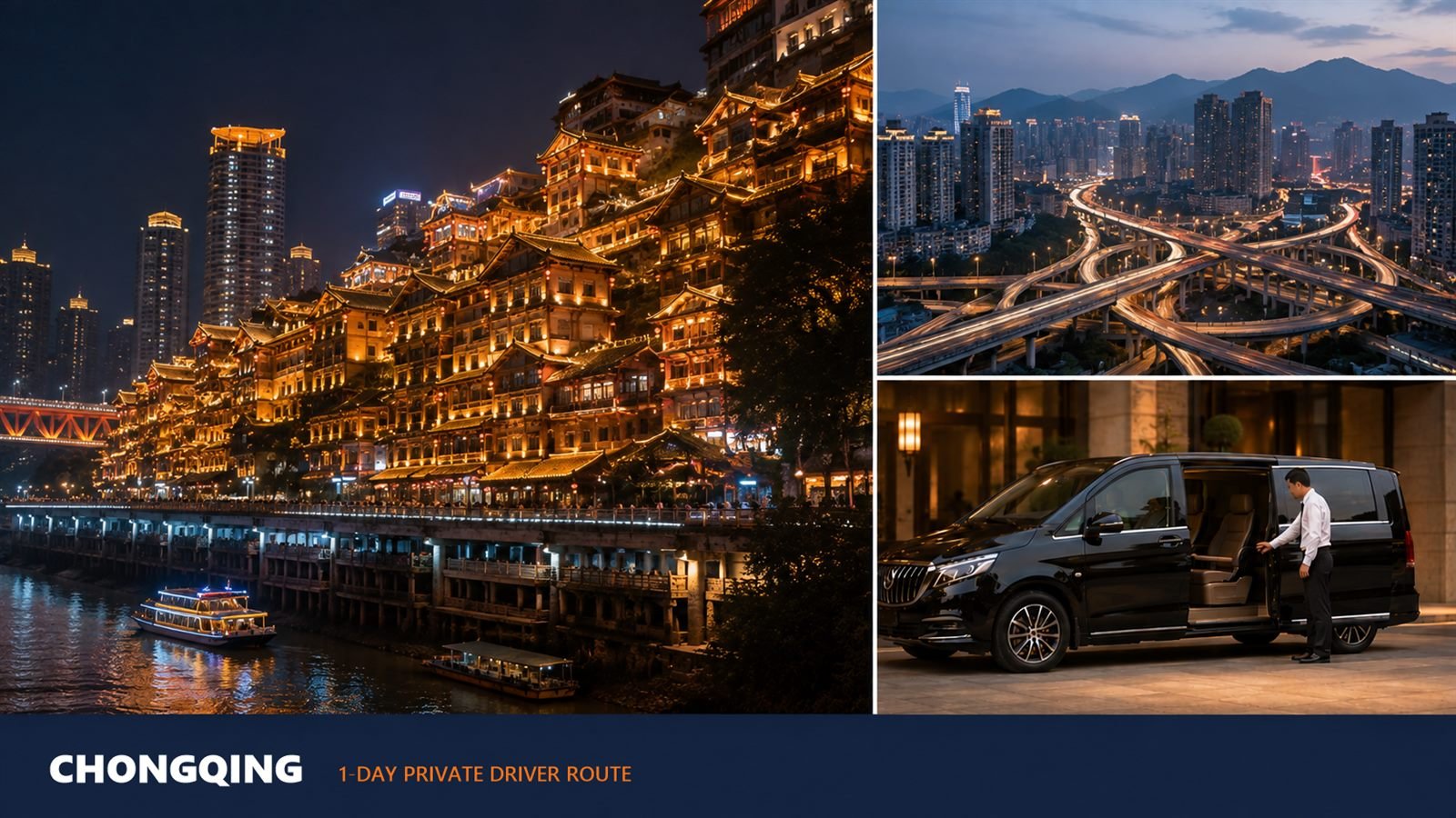 Chongqing City Highlights & Night Views Day Tour
