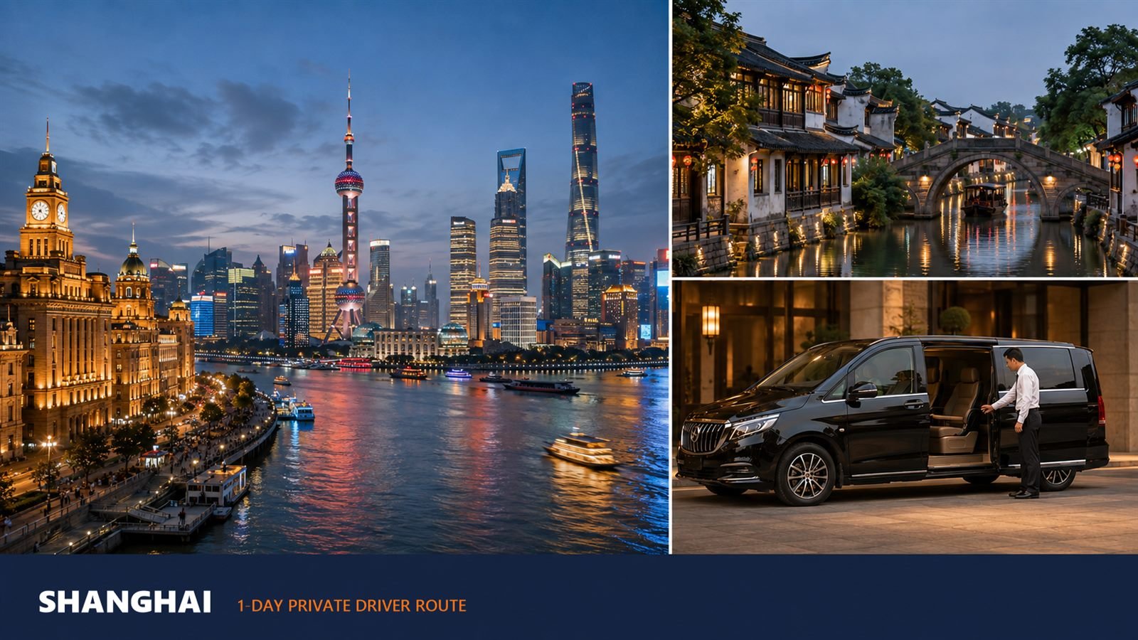 Shanghai private driver day tour